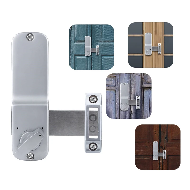 Serrure à Combinaison Mécanique 1 à 11 Chiffres, Serrure Codée, Porte Coulissante En Alliage De Zinc, Accès Sans Clé, Pour Balcon De Bureau De Cuisine