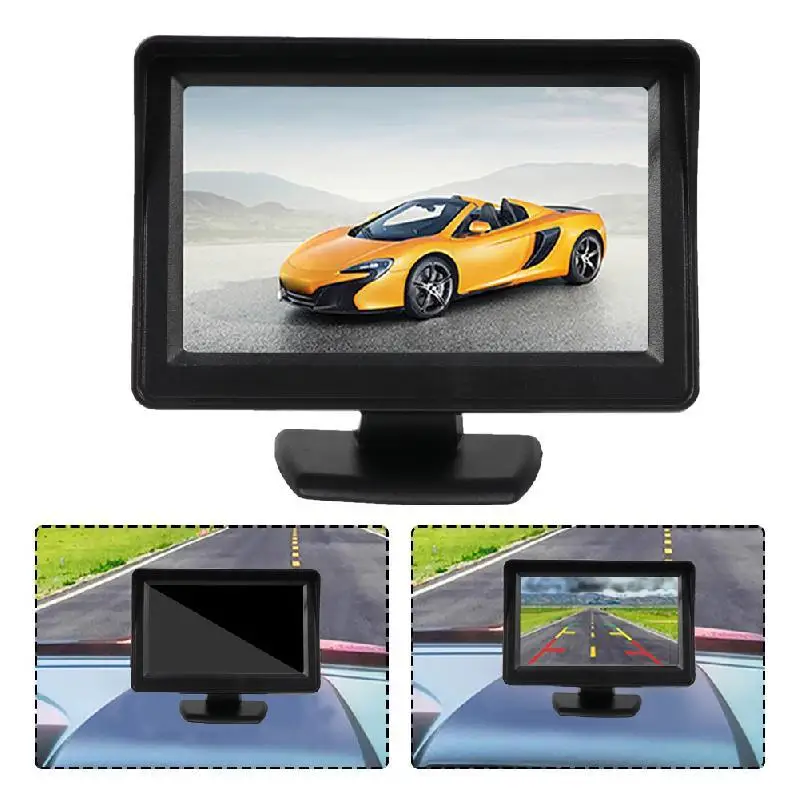 Backup Camera With Surveillance Backup Camera System For Car Truck Reverse Plug And Play Waterproof Rear View