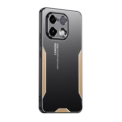 Luxury Matte Shockproof Bumper Case with Full - Coverage Lens Protection and Anti - Fingerprint Acrylic Finish for Realme 16 Pro+ (Yellow)