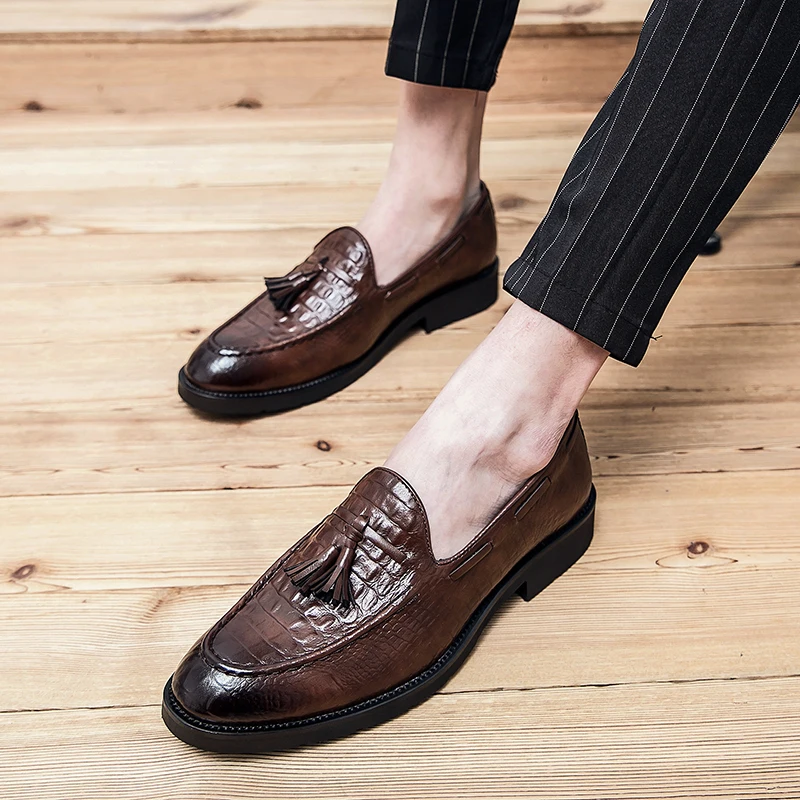 Brand Patent Leather Oxford Shoes for 