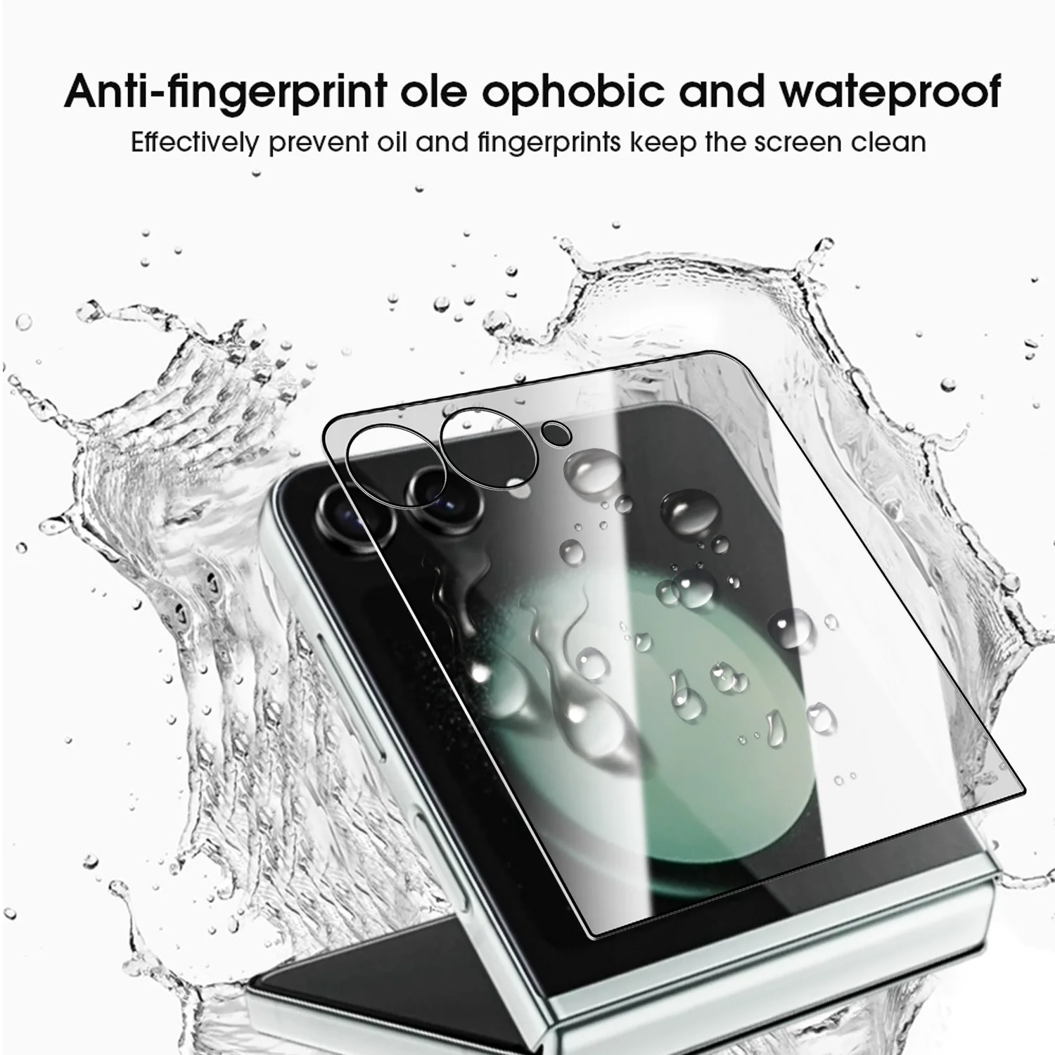 Premium Tempered Glass Screen Protector for Samsung Galaxy Z Flip - Easy Installation & Anti-Scratch Protection