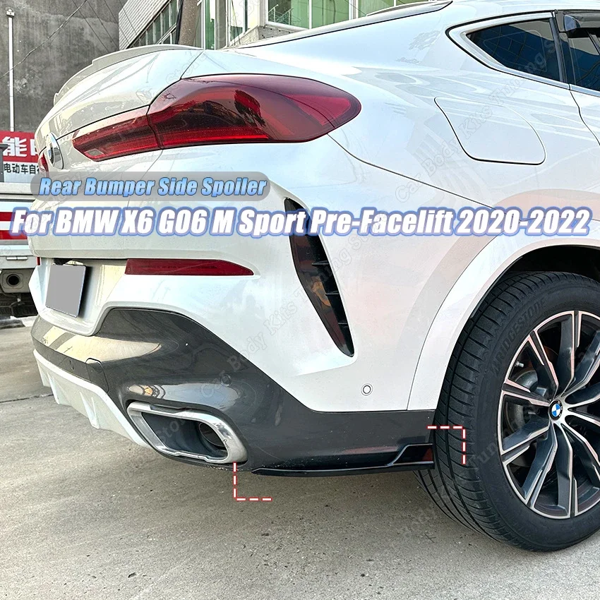 

Сплиттер для заднего бампера BMW X6 G06 M Sport Pre-Facelift 2020-2022