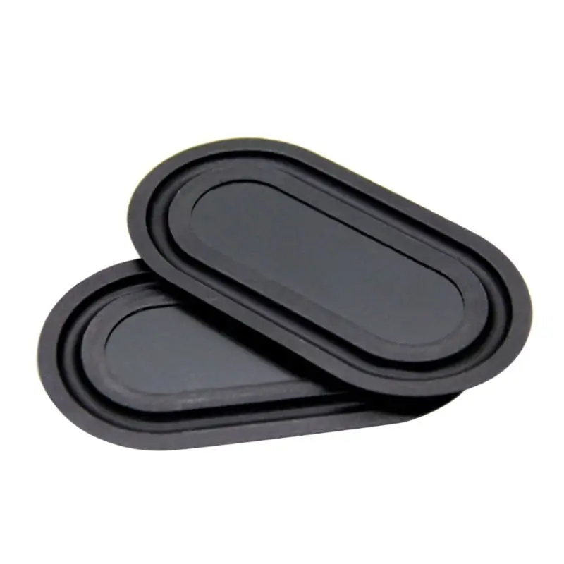 Description Picture 4 of item2PCS Oval Bass Diaphragm Rubber Speaker Plate Passive Radiator Auxiliary Bass Vibration Plates 2040-6090