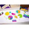 DIY Magnetic Fraction Learning Strip Montessori Toys Fractions Math Toys Arithmetic Educational Teaching Aids  Assembling Puzzle 3