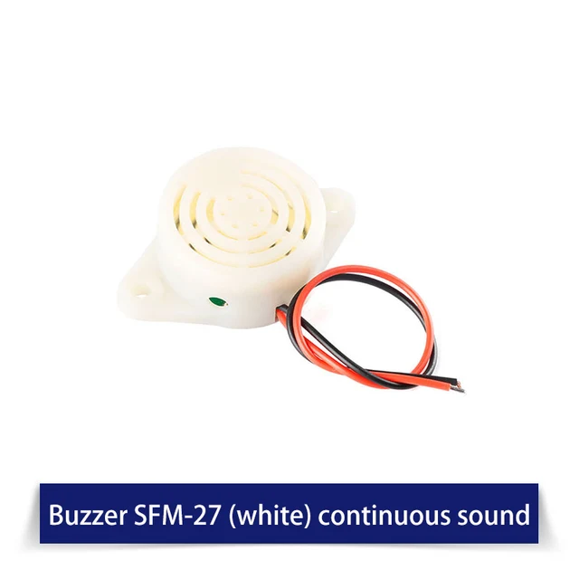 3V5V12V24V Active And Passive Buzzer Alarm Electromagnetic universal Sounder Speaker Anti-theft Device SFM 27 Continuous