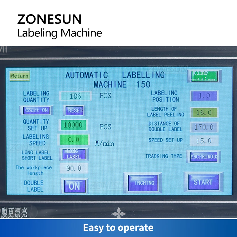 Zonesun Platte Oppervlak Etikettering Machine Cosmetica Card Box Packet Kartonnen Boek Kan Voedsel Label Applicator Voor Productie ZS-TB170