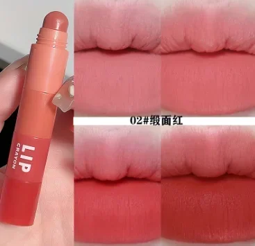 thumbnail image 1 of 4pc/set Lipstick Korean Girl Group Crayon Lipstick Long Lasting Matte Lip Makeup Tint Easy To Color Sexy Waterproof Lipgross, 1 of 5