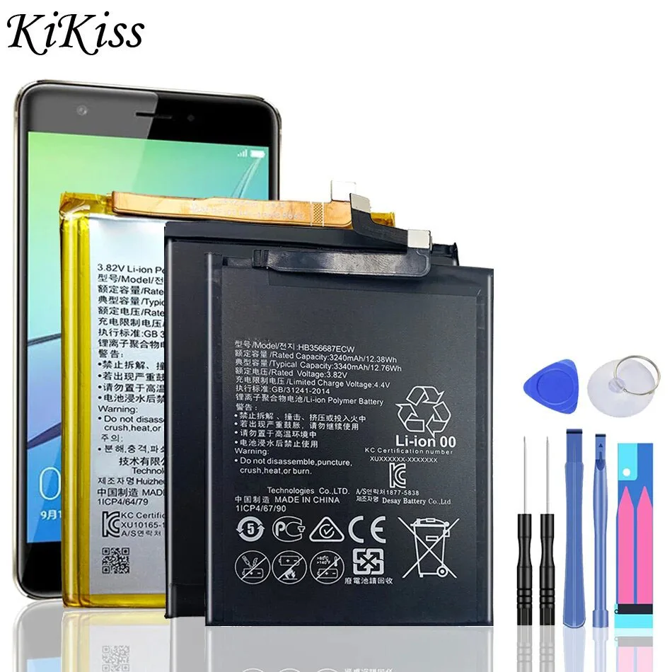 Batteria Del Telefono Cellulare Per Huawei Nova 2 2I 3 3E 3I 4 4I 5I Lite Plus Mate 8 9 10 20 S Se X Rs Lite Pro Nova 2I Nova 3E