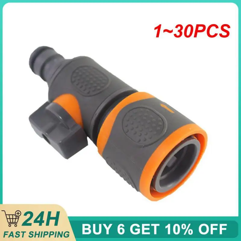 

1~30PCS Shut Off Water Valves Agriculture Garden Watering Plastic Garden Tools Quick Coupling Thickened Horticultural