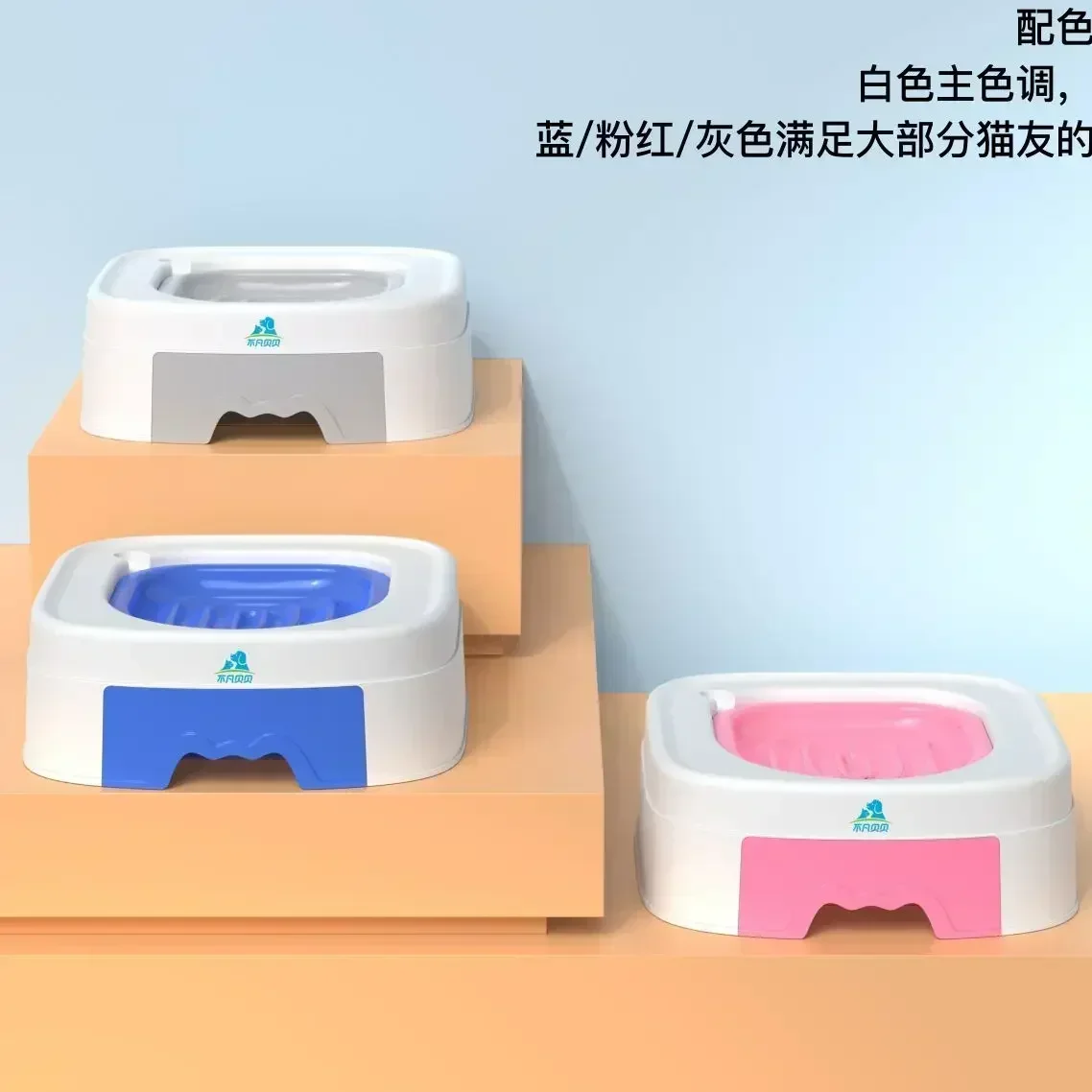 혁신적인 2023 고양이 배변 훈련 키트: 고양이를 위한 친환경적이고 쓰레기가 없으며 손쉬운 화장실 교육