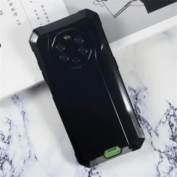 Durable Black Soft Silicone TPU Bumper Phone Case for Blackview BL8800 (Black TPU Case)