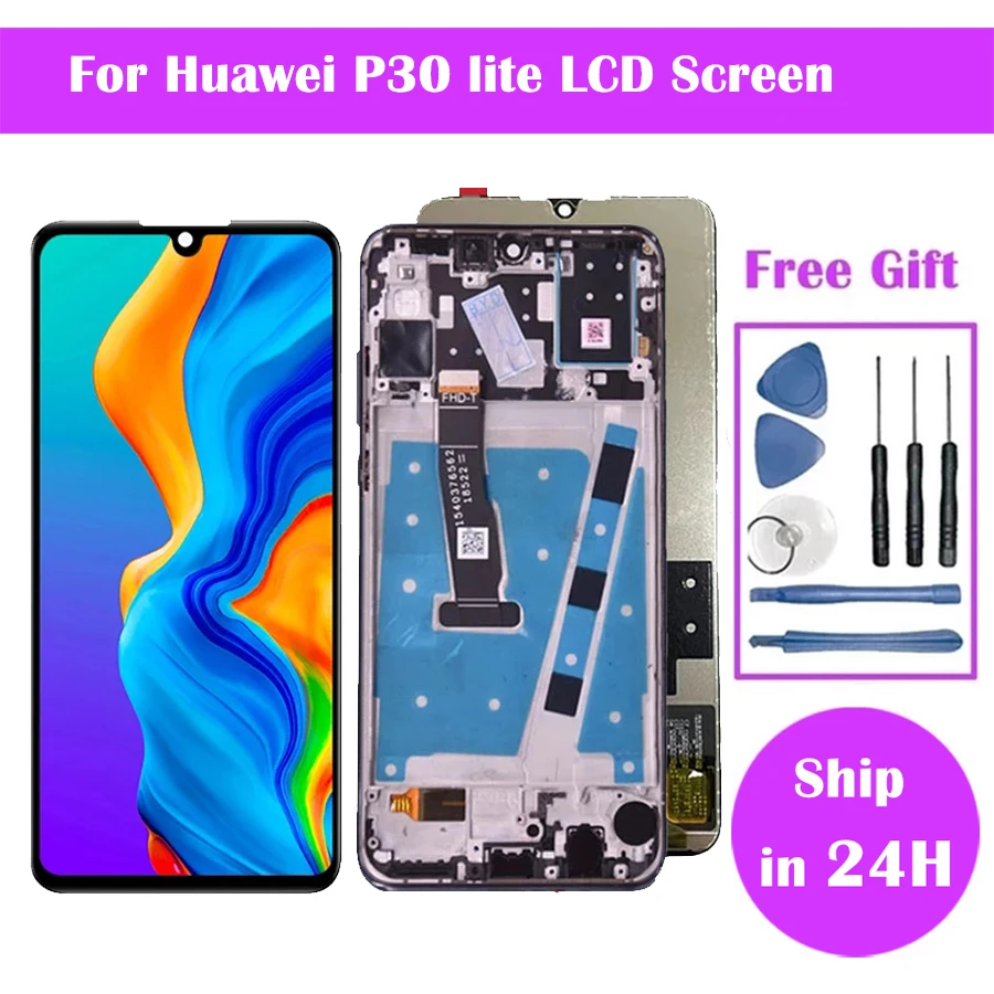 Huawei P30 Pro Display Ersatz Display Für Huawei P30 Pro | LCD Bildschirm Ohne Fingerprint, Nicht Gebogen, Für VOG-L29/L09/AL00 LCD Bildschirm Ohne Fingerabdruck
