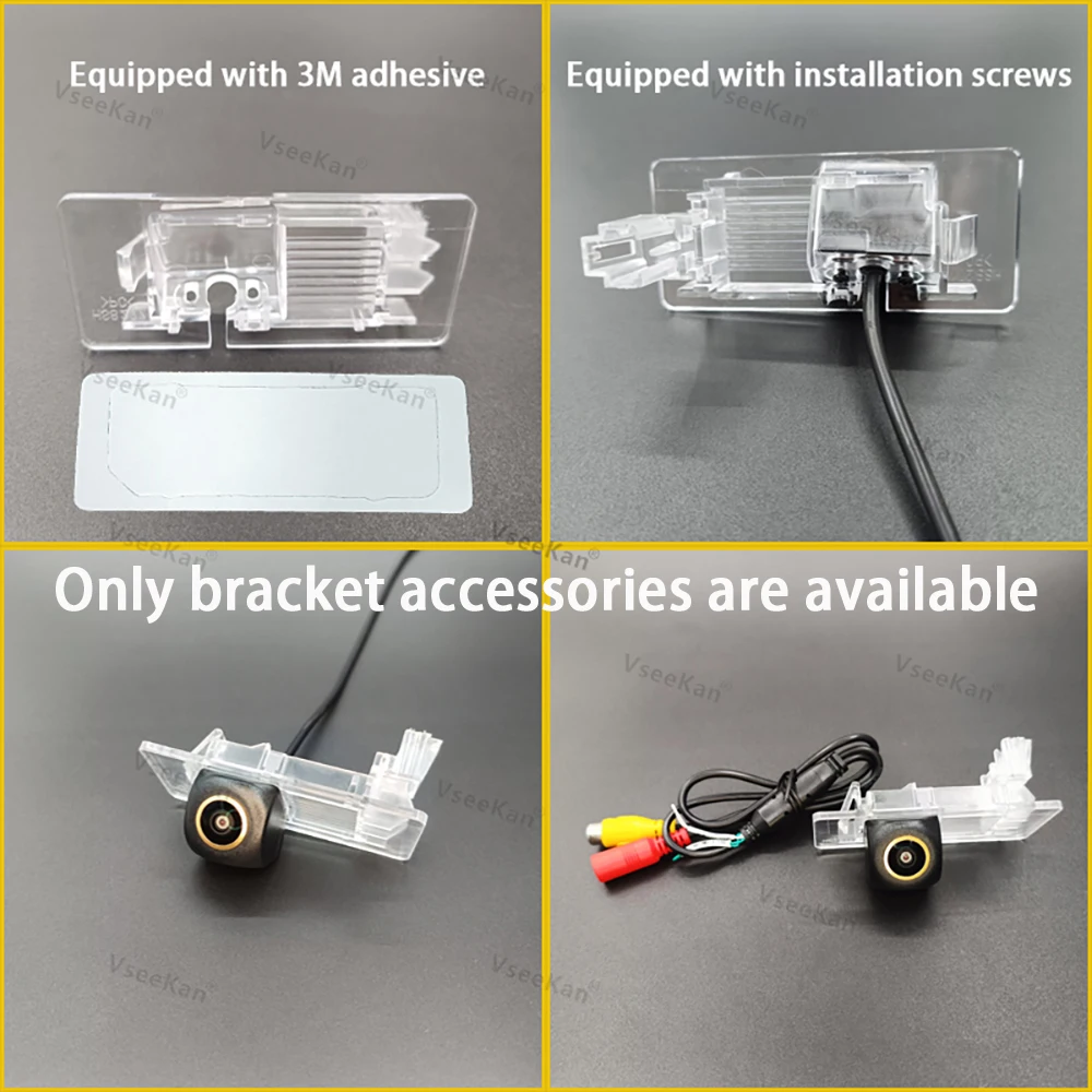 For VW PASSAT Sagitar LAVIDA Superb Octavia T0URAN Tharu SKODA Rear View Camera Install bracket License plate light bracket