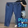 55-150kg Men's Jeans Plus Size 30-50 Wide Leg Pants Denim Jeans Pants Big Size Casual Jeans 1