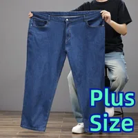 55-150kg Men's Jeans Plus Size 30-50 Wide Leg Pants Denim Jeans Pants Big Size Casual Jeans 1