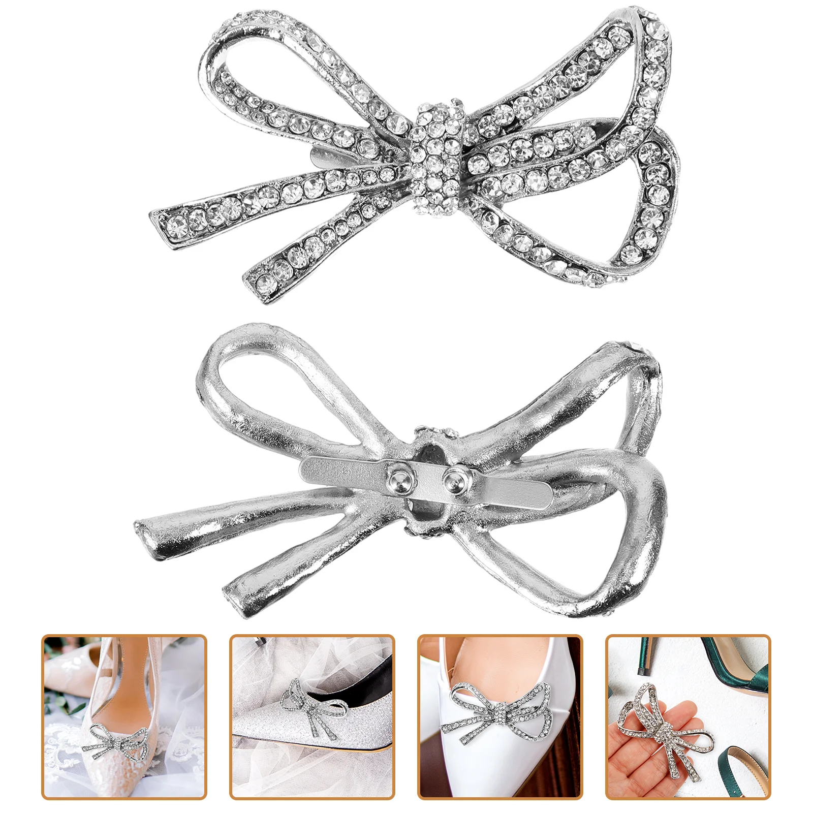 

Bridal Shoes Buckle Clip Clips for Heels Wedding Bling Women Dress Embellishments Miss