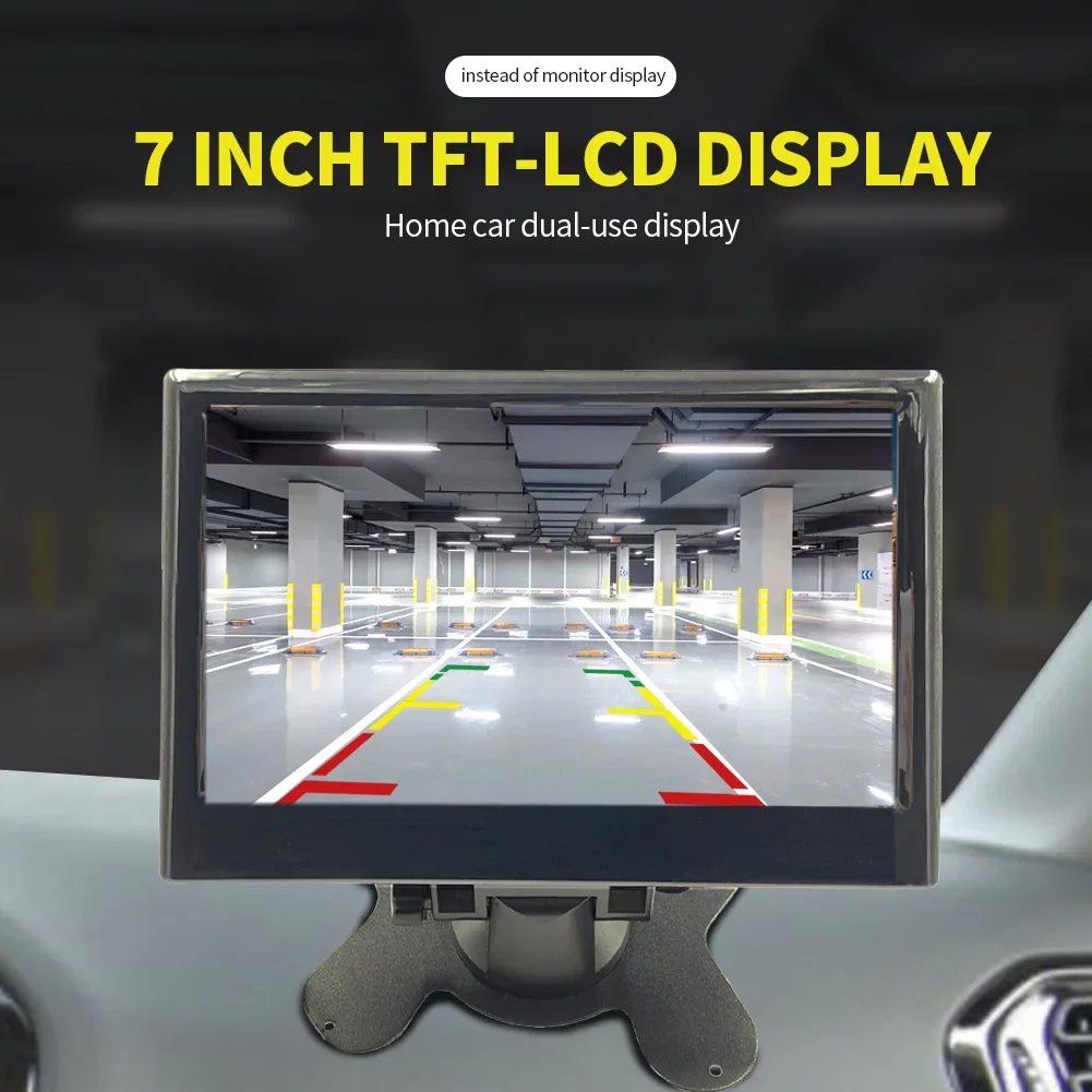 Car Rear View Camera Car Parking Monitor 7 Inch For Trucks