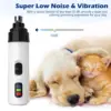 2024 New Silent Grind Pro for Dogs Silent Grind Pro Dog Nail Trimmer Electric Dog Nail Clippers Pet Paws Grooming Smoothing Tool 3