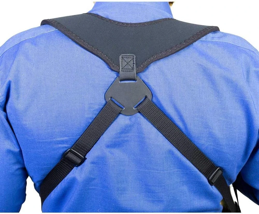 Holster Harness for Tuba,Baritone,Neoprene Material,Ambidextrous, Fully Adjustable,Comfortable Shoulder Strap,Protective Padding