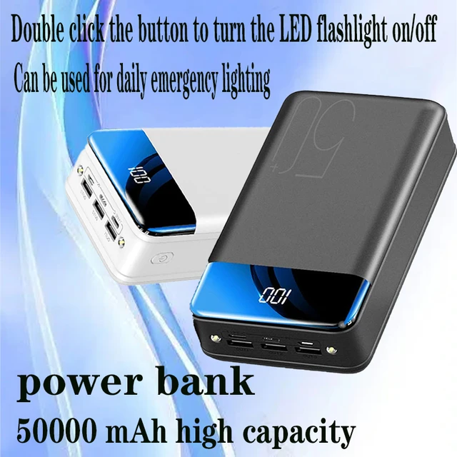 50000 Mah Power Bank Fast Charging  Power Bank 50000mah Fast Charging - Power  Bank - Aliexpress