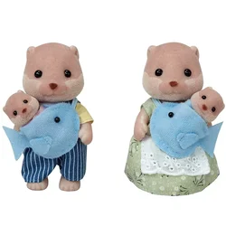 Sylvanian Families Splashy Otter Family 4pcs Set Animal Toys Dolls Girl Gift New in Box 5359