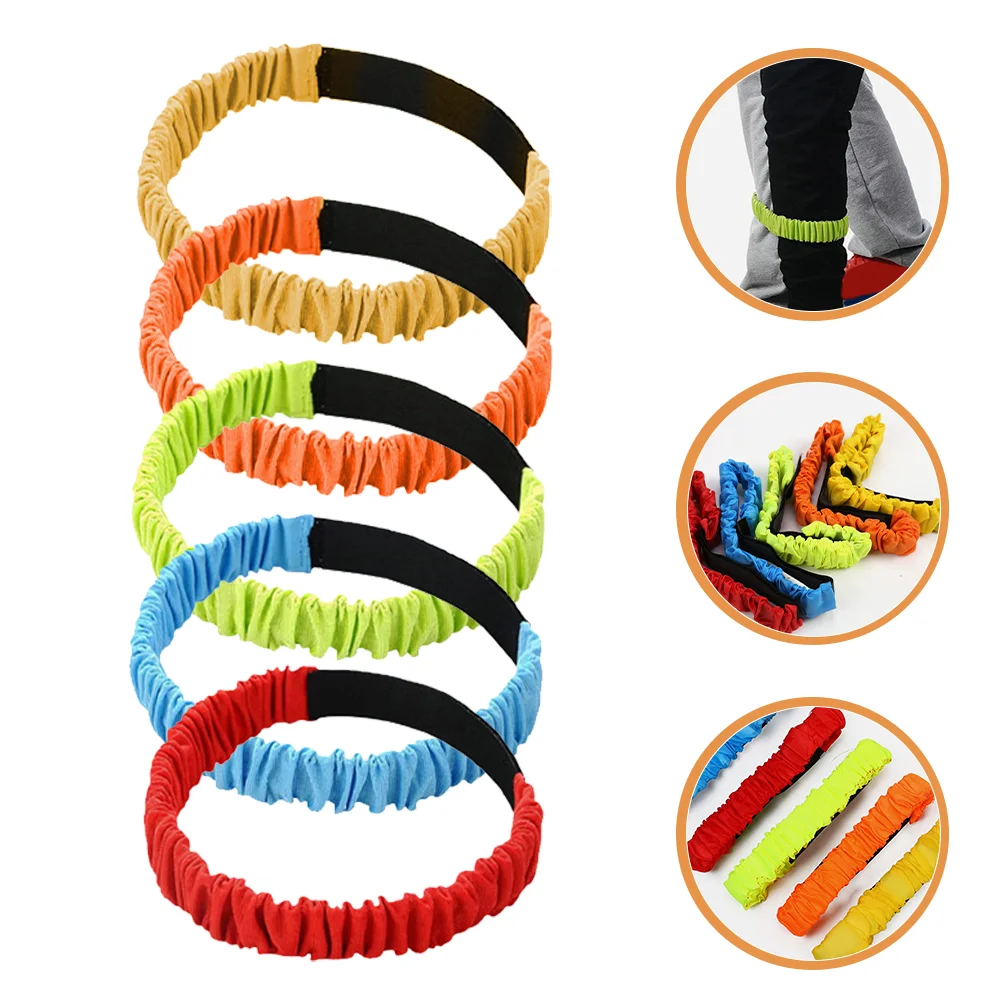 

10pcs Three Legged Race Bands Colorful Tie Ropes Sports Game Race Bands