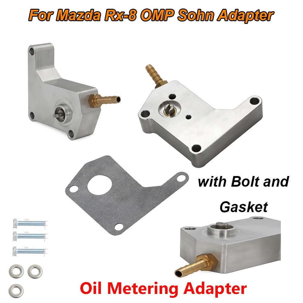 For Mazda Rx-8 OMP Sohn Adapter with Bolt and Gasket Oil Metering Adapter Kit Automotive oil metering Accessories