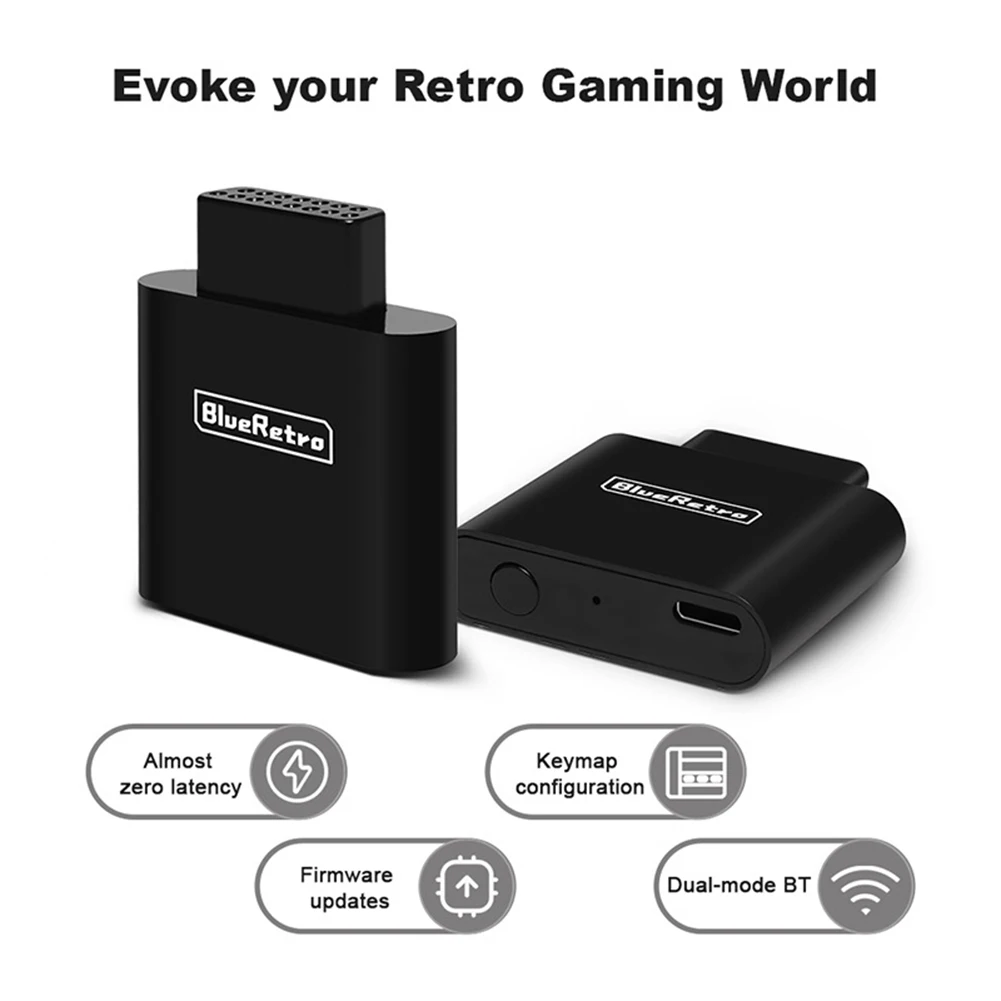 Wireless Controller Adapter BlueRetro For SNK AES/MVS/NeoGeo CD CDZ Conosle For PS5 PS4 8bitdo Switch Xbox Series X/S Controller
