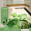 2 Pack Indoor Plant Stand with Grow Lights, Swan-Shaped Metal Flower Display Rack, 6 Tiered Corner Plant Stand 5