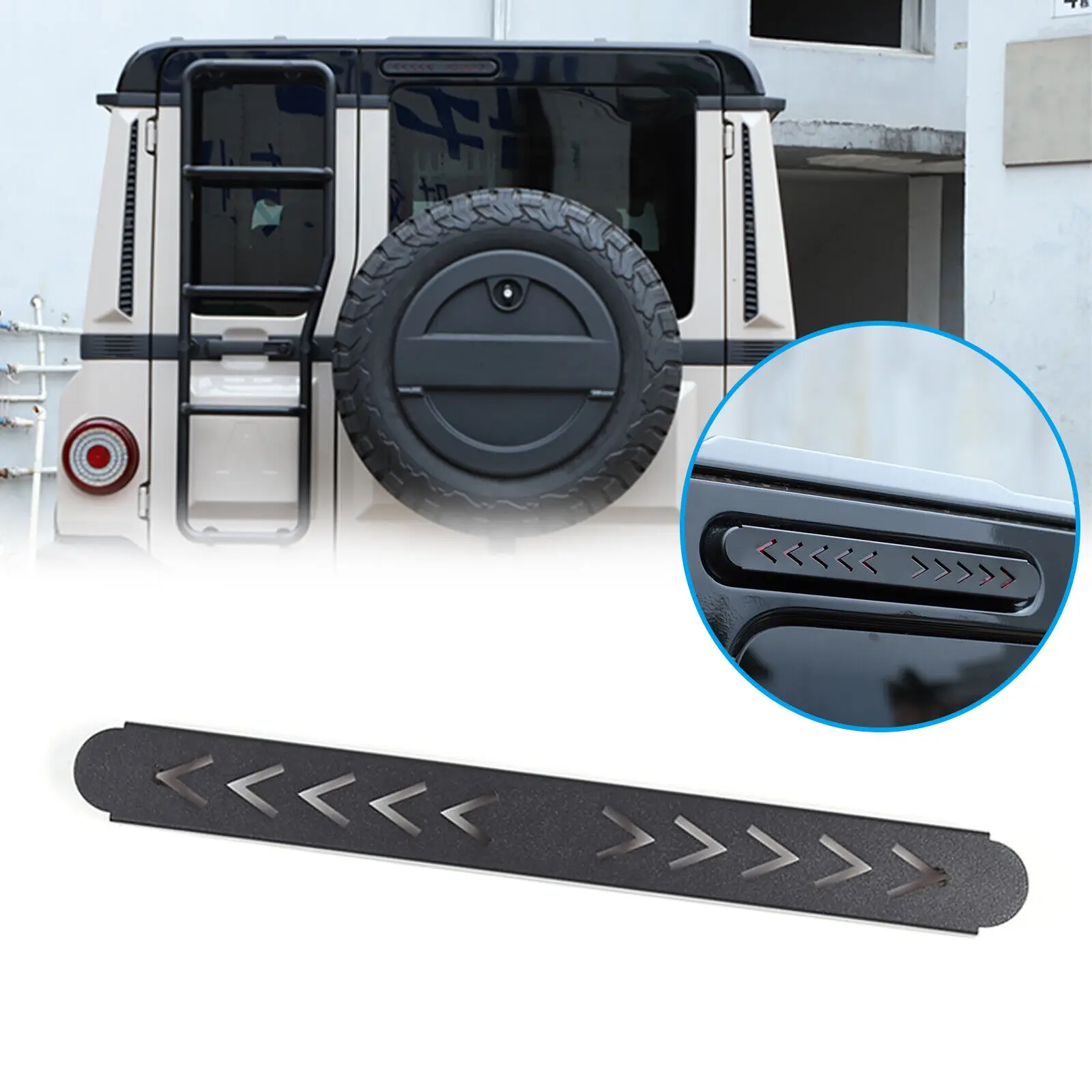 Rivestimento Della Luce Del Freno Ad Alto Montaggio Per Auto In Lega Di Alluminio Per Ineos Grenadier 2020-2024 Accessori Per Kit Di Copertura Decorat