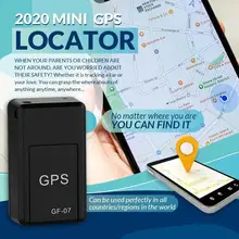 Gf07 carro gps tracker mini miniatura inteligente localizador em tempo real dispositivo de rastreamento anti-roubo gravação localizador de veículo magnético