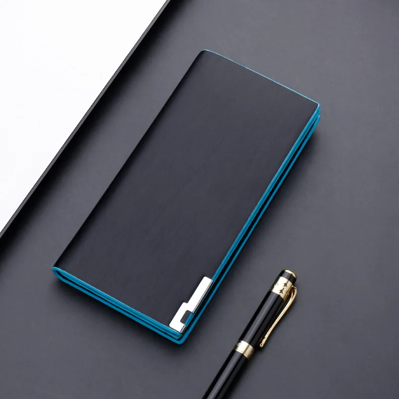 Men's Wallet Long Fashion Multiple Card Slots Men's Wallet Slim Long Thin Mens Luxury Wallet Designer Wallet Men with Coins Bag 6