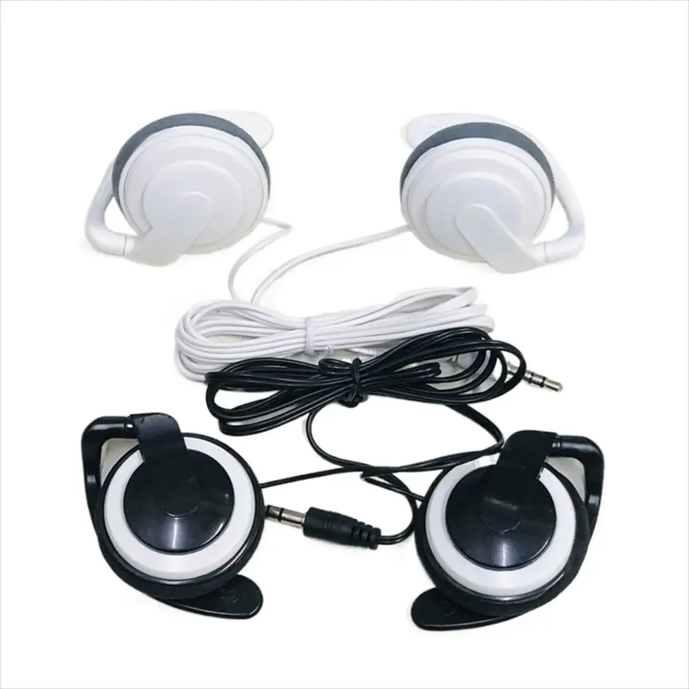 Cuffie Stereo con Filo da 3,5mm, Auricolari Over-Ear con Gancio per Orecchio, per Computer ed Elettronica di Consumo