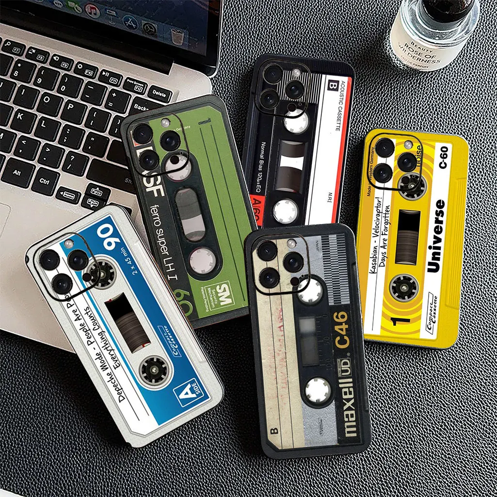 Retro Cassette Tape Phone Case Cover