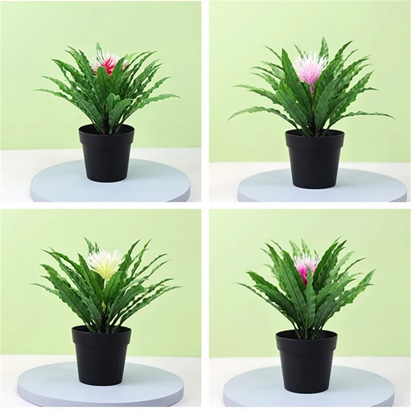 

Artificial Plants Small Tree Home Decoration Potted Green Grass Plants Bonsai