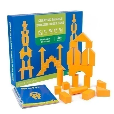 children's Montessori Educational Wooden Toys Variety Castle Animal Creative Building Blocks Smart games Puzzle Matching Toys 5