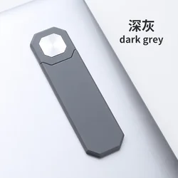 Magnetic Laptop Phone Holder - Adjustable Monitor Expansion Bracket (Dark grey)