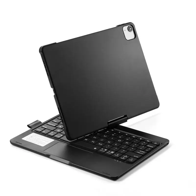 360 Degree Rotating Keyboard Backlit Wireless Protective Keypad Rainbow Light Keypad Protective Tablet Keyboard Tablet Accessory