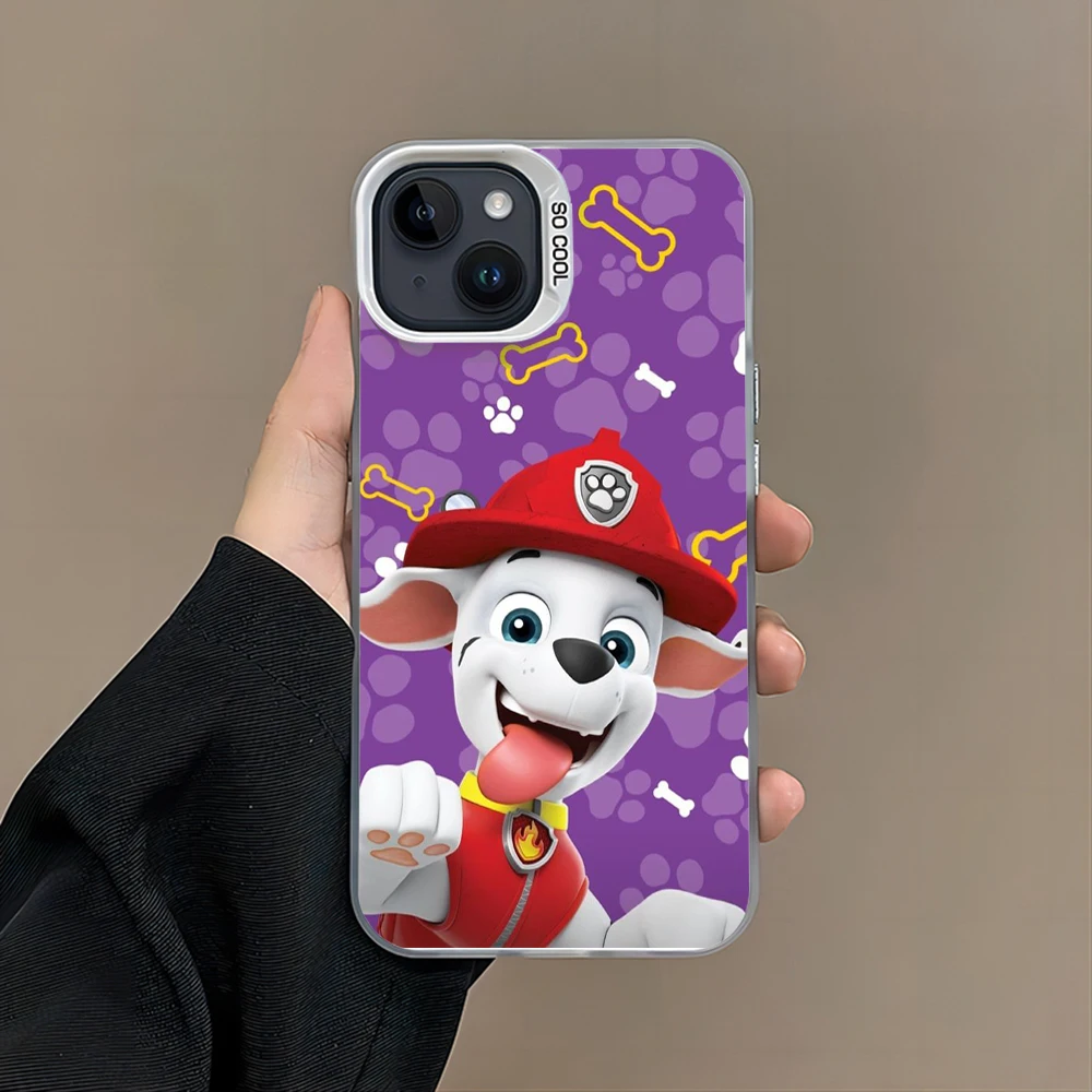 Paw Cartoon Animal Patrols Candy Matte Shockproof Phone Case