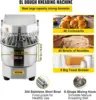 Commercial Food Mixer, 8.5Qt Capacity, 450W Dual Rotating Dough Kneading Machine with Food-grade Stainless Steel Bowl, Security 3