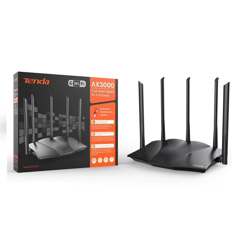 Router WiFi 6 Tenda RX2L Pro AX1500Mbps | Dual-Band, 5 Antenne, 4 Porte Gigabit, Parental Control - Foto 9