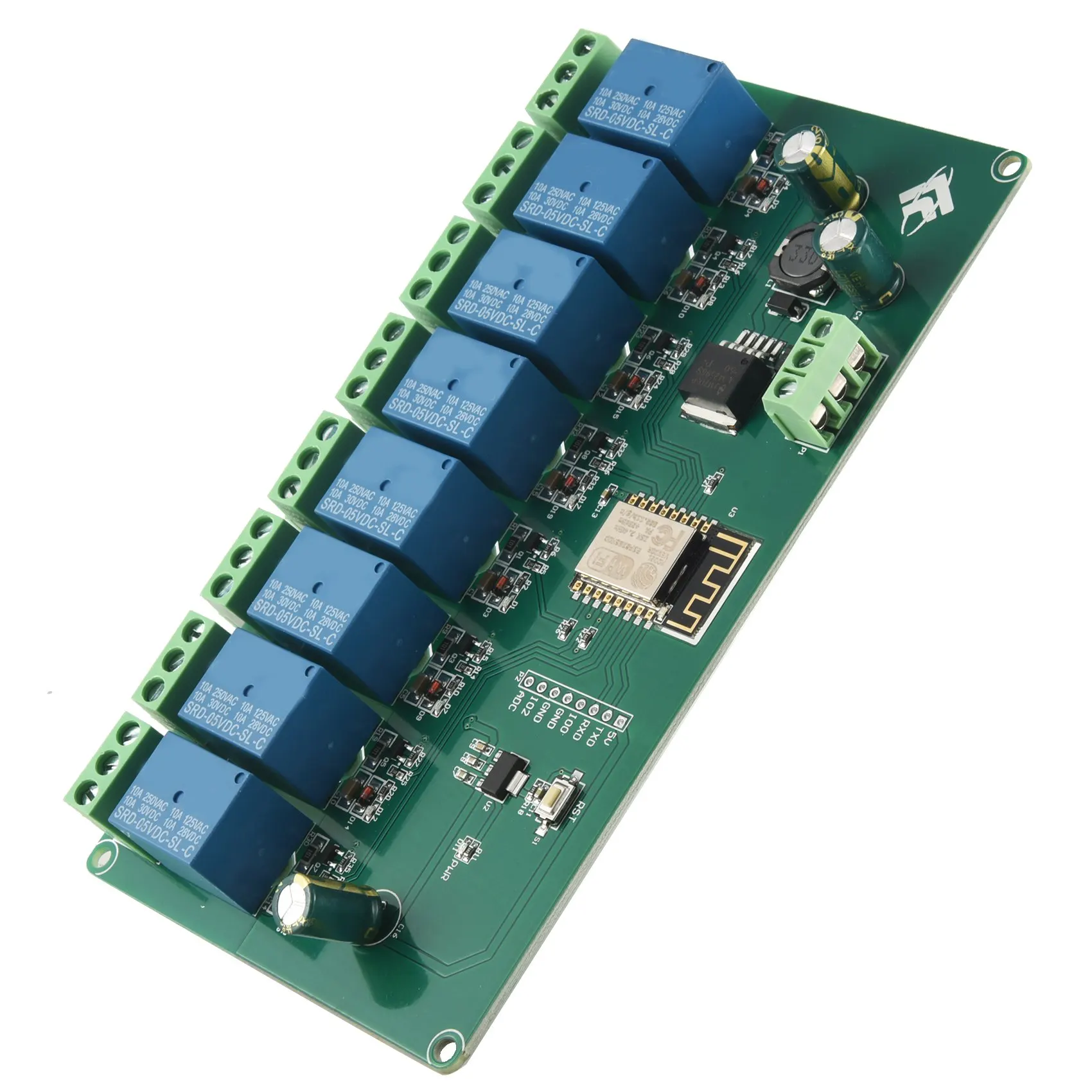 ESP8266  8 ä   ESP-12F    5V/7-28V  