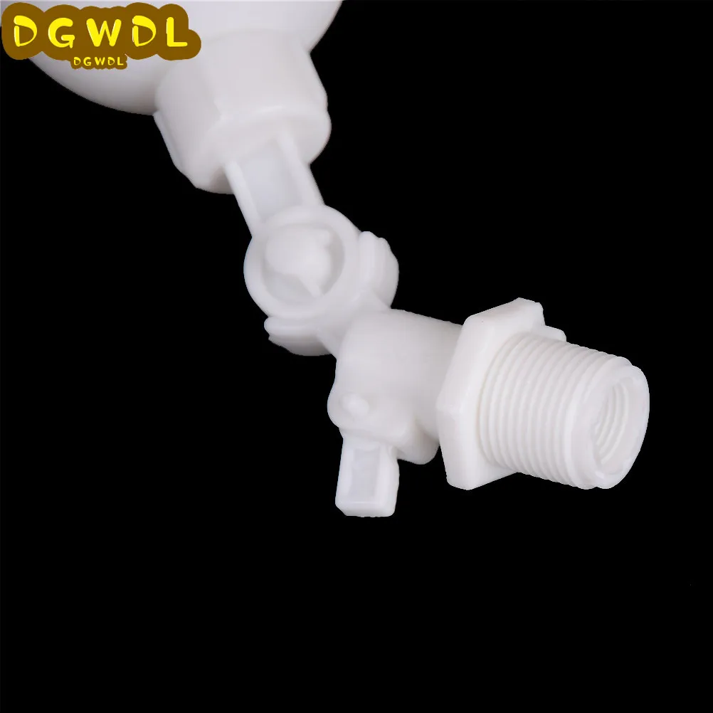 10PC 3/8" Adjustable Mini Plastic Float Valve Ball Aquarium Control Safety Check Switch for Water Tower Tank NEW