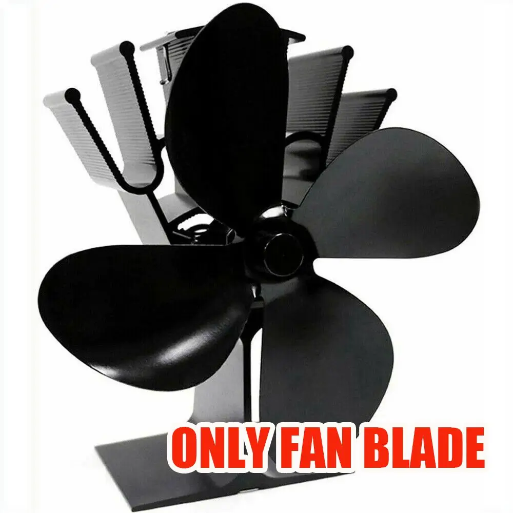 Heat Power Stove Top Fan 4 Blades for Wood Burner