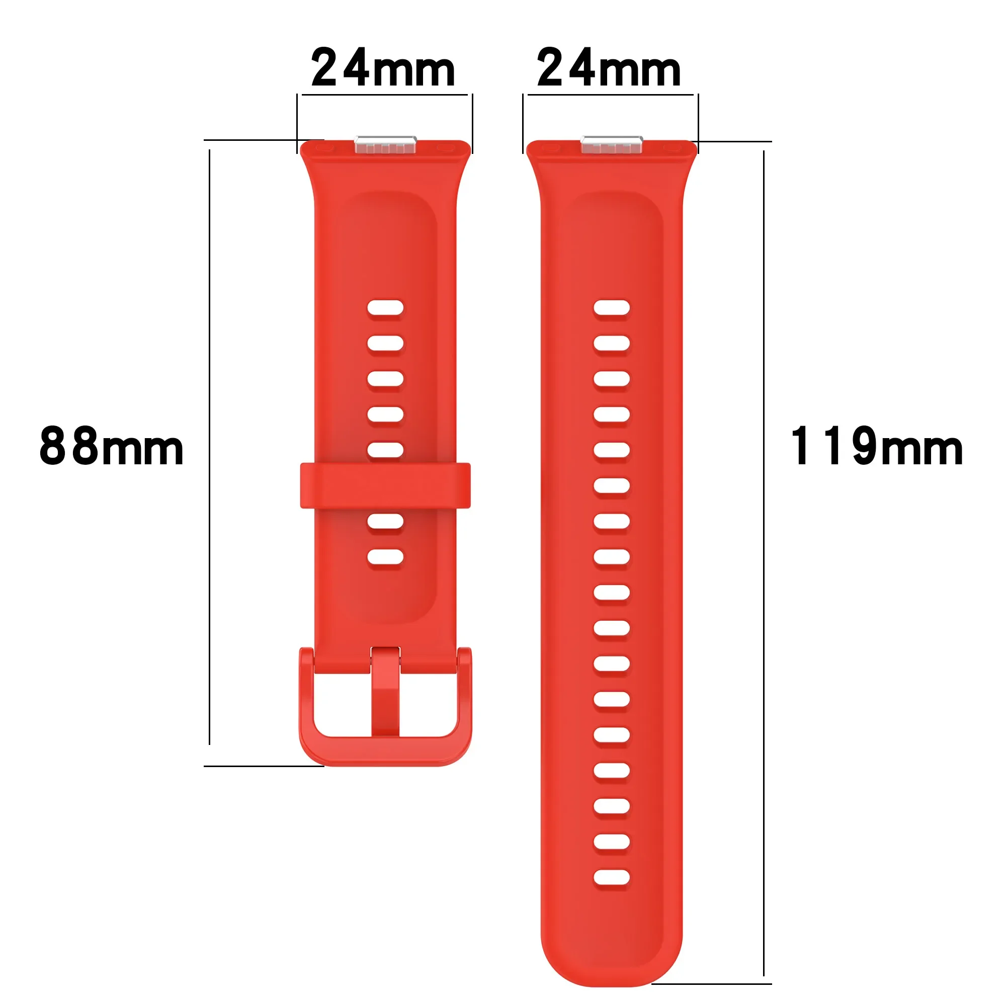 Premium Silicone Band with Tempered Glass Screen Protector & Plating Cover Case