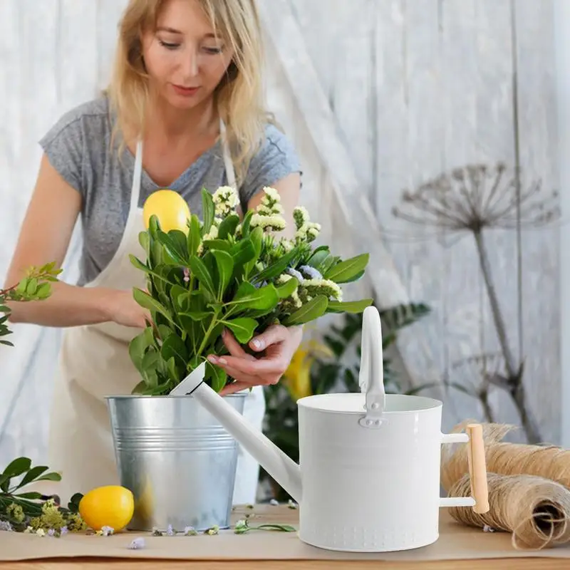 

Flower Watering Can Watering Bottle With Wooden Handle 1 Gallon Houseplants water can Garden Supplies For Succulents Planter