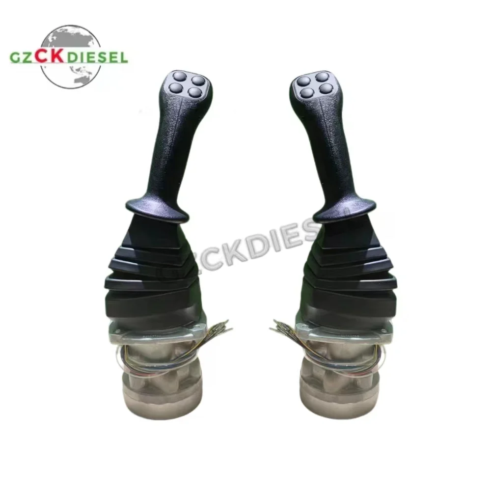 Left Joystick Right Joystick Handle 82771146 With 4 Buttons for Volvo 300DL EC300DL EC300 Excavator