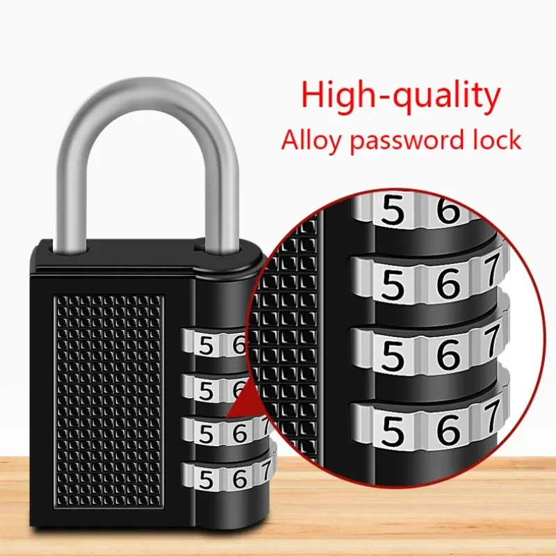 

4 Digit Number Combination Pad Lock Padlock Outdoor Waterproof Lock Suitcase Luggage Security Coded Lock