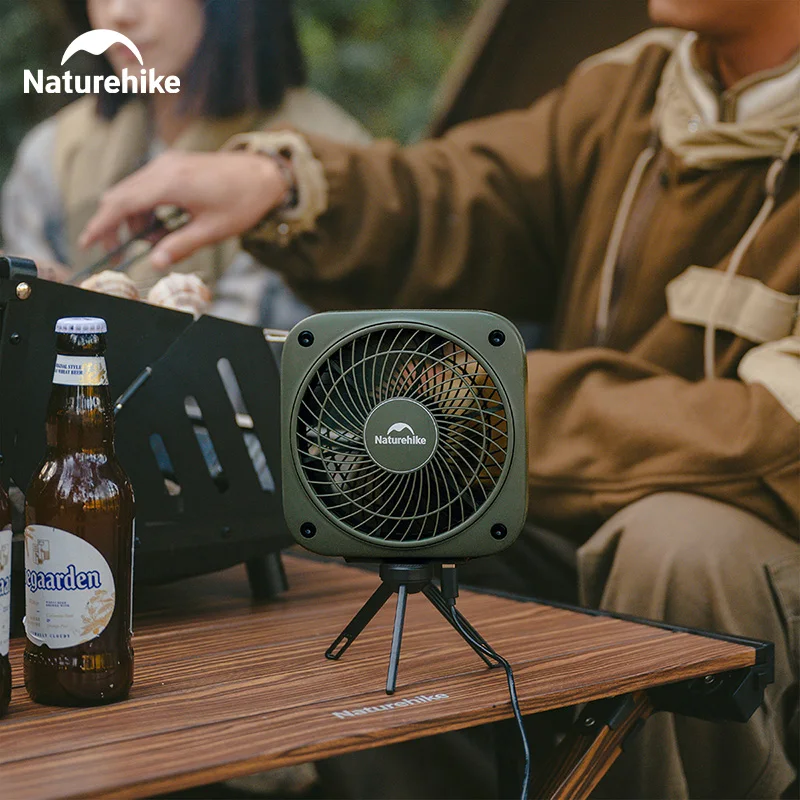 

Nature Camping Fan Desktop Portable 3 Speeds Outdoor office Two-side Blowing Rechargeable Electric Fans USB Hanging Ultralight