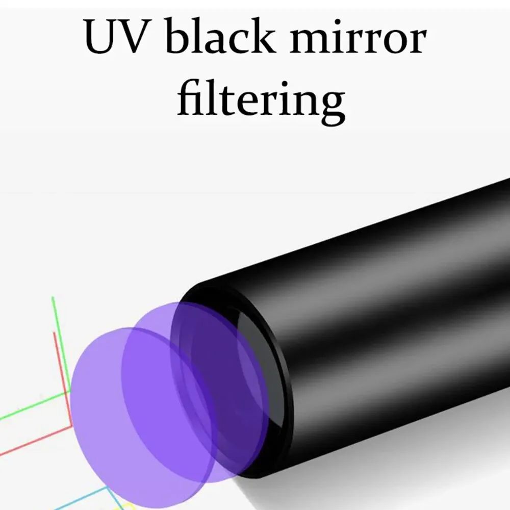 Pet Detection Light 1PC Cat Moss UV Fluorescent Black Mirror Fungus Detection Veterinary Professional Equipment